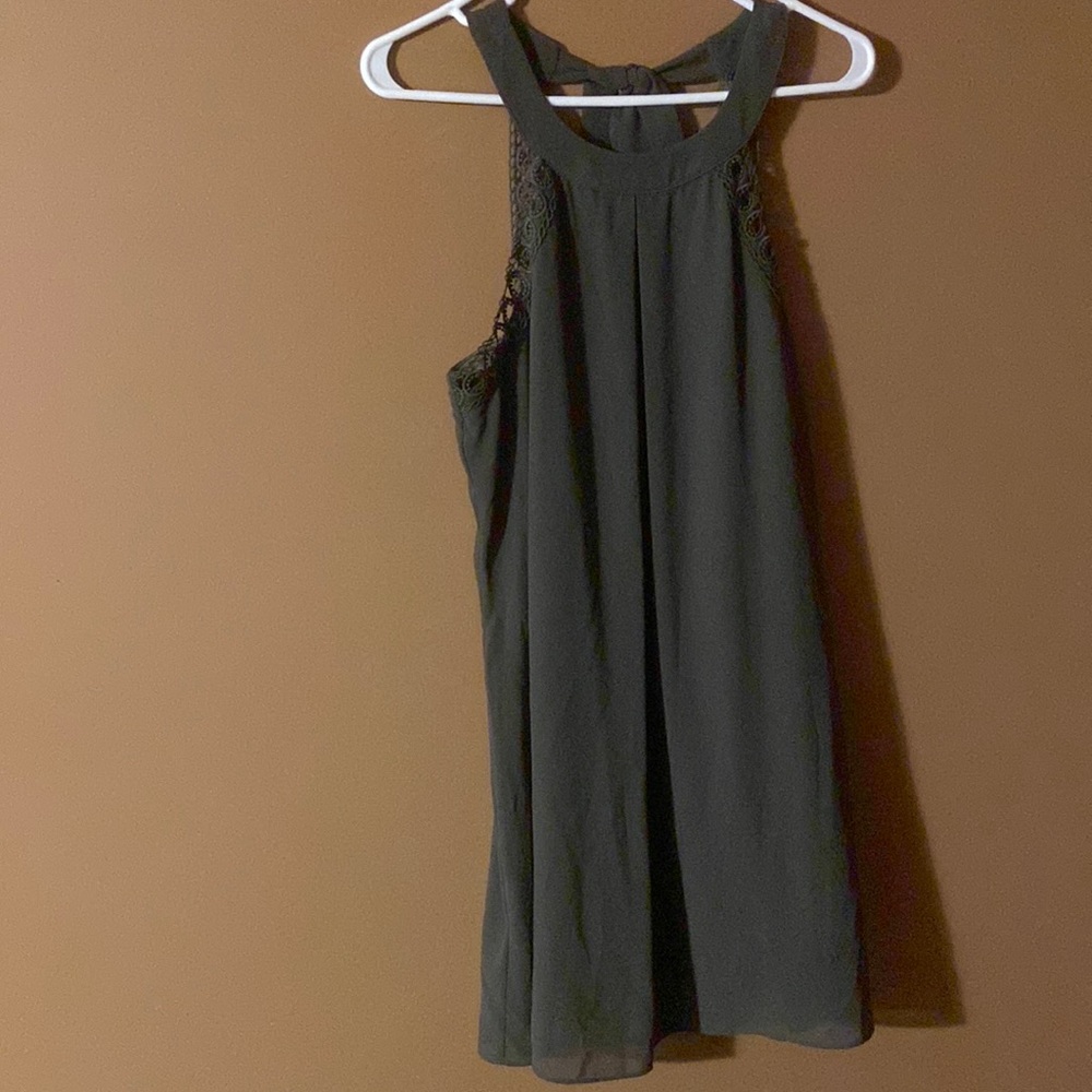Army green dress